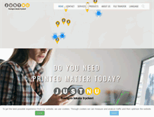 Tablet Screenshot of justnu.se